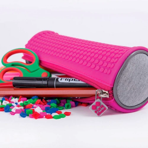 Пенал круглый Pixie Crew Crazy Colors розовый (PXA-05-W15) фото 3