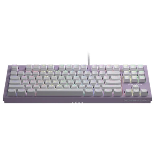 Клавиатура HATOR Skyfall TKL PRO Lilac (HTK-658): Подключение проводное
