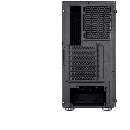 Корпус AeroCool Zauron Saturn FRGB-G-BK-v2 (ACCM-PV23023.11): Материал передней панели пластик и металл