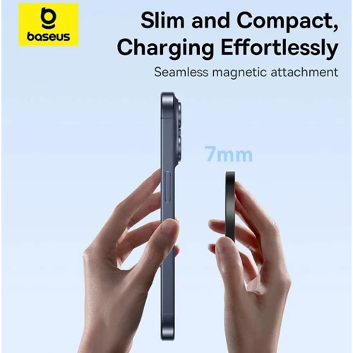 Зарядное устройство Baseus Wireless Charging Magnetic Mini4 Qi2 15W Black (P10278200111-00) for Apple iPhone 16 I 15 I 14 I 13 I 12 series фото 7