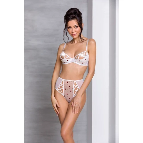 Эротический комплект Passion LOVELIA BIKINI white XXL/XXXL