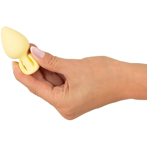 Анальная пробка Cuties Mini Butt Plug Yellow