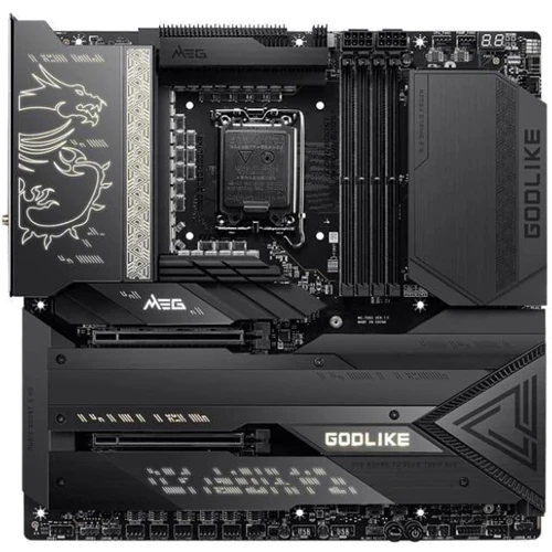 MSI MEG Z790 GODLIKE: Оперативная память 4xDDR5 7800+ МГц, до 192 ГБ