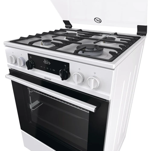 Плита комбинированная Gorenje KS6350WA: Размеры 85x60x60 см (ВxШxГ)