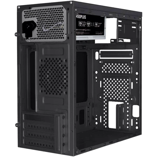 Корпус 1STPLAYER M5-450PLS Black 450W: Типоразмер Mini Tower