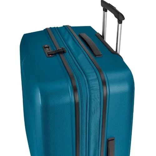 Чемодан Gabol Brooklyn (S) Turquoise бирюзовый (123922-018): Фактура Матовая, Зернистая