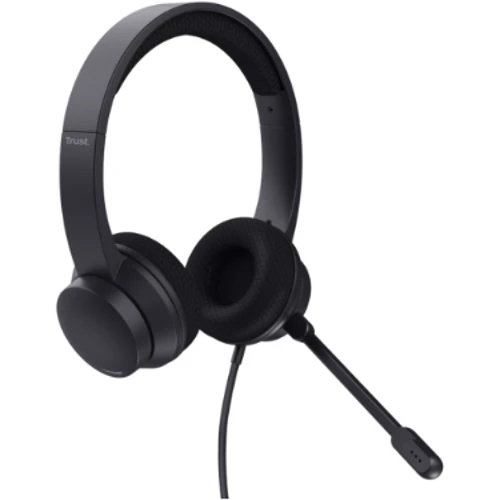 Наушники Trust Ayda USB-ENC Black (25089): Тип крепления оголовные