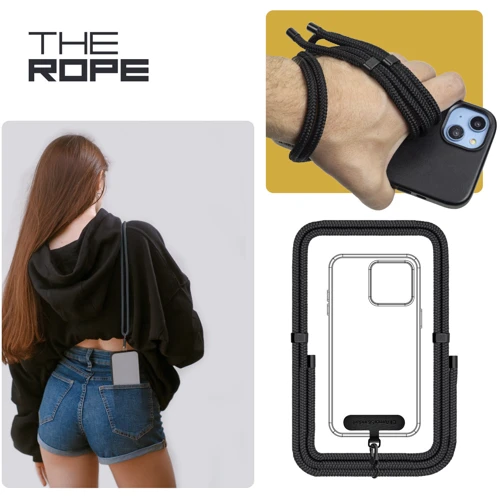 Ремешок для смартфона ArmorStandart Rope Black Onyx with Dark holder (ARM67195) фото 5