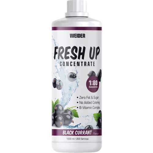 Изотоник Weider Fresh Up Concentrate 1:80 1000 ml Black currant