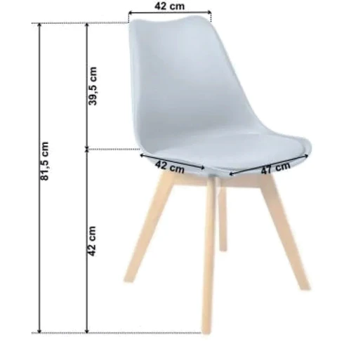 Стул Bonro B-487 серый 4U (40070001): Тип Кухонные