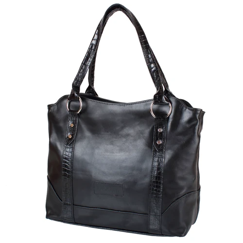 Женская сумка тоут Laskara черная (LK-DD210-black) фото 9