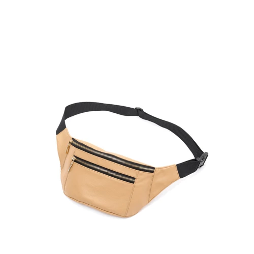 Мужская поясная сумка Sambag Tirso Max бежевая (81345111): Пол Мужской