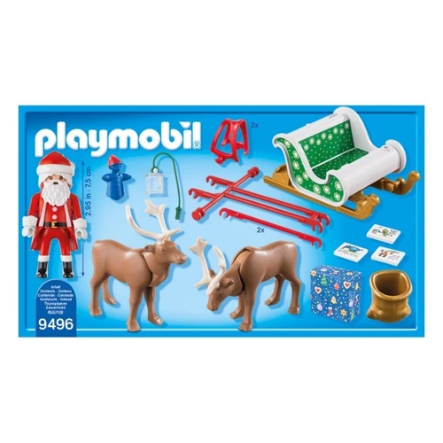 Конструктор Playmobil Санта в санях с оленями 9496: Производитель Playmobil