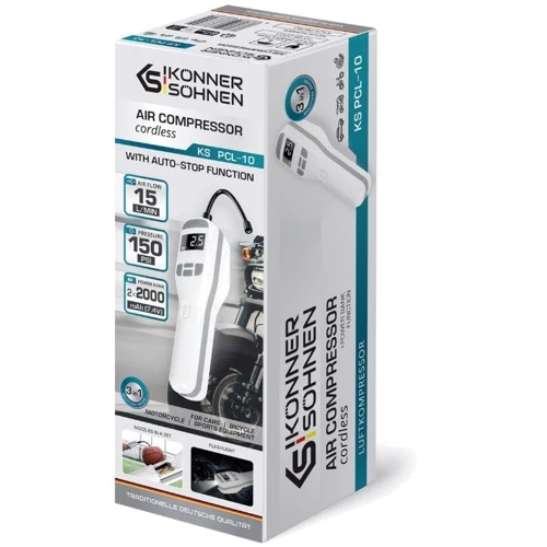 Автомобильный компрессор (аккумуляторный) Konner&Sohnen KS PCL-10