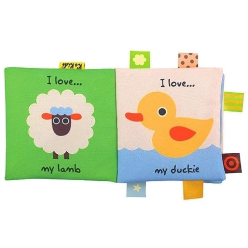 Підвіска K’S Kids М'яка книжечка Вивчаємо тварин (KA10766-HC)