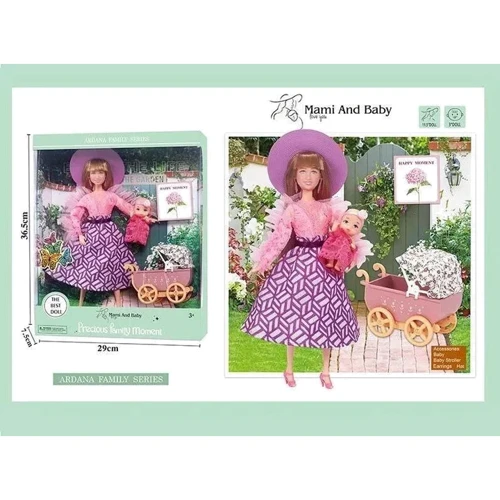 Кукла Мама Ardana с пупсом, высота 30 см (A 790-2)