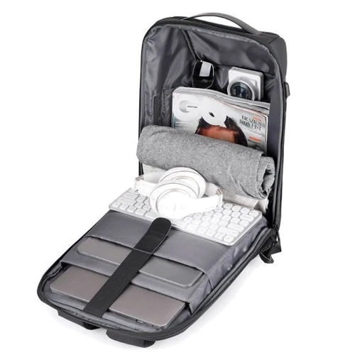 Сумка для ноутбука Mark Ryden 17.3" Odyssey Black (MR9116): Матеріал текстиль