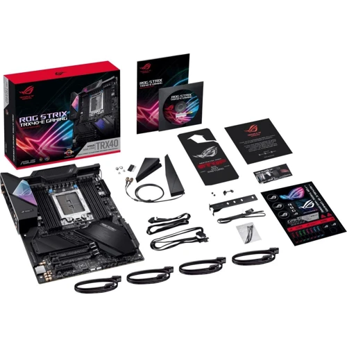 ASUS ROG STRIX TRX40-E GAMING: Разъемы на задней панели USB 3.2 Gen 2, USB 3.2 Gen 1, USB Type-C, USB 2.0, S/PDIF (Оптический)