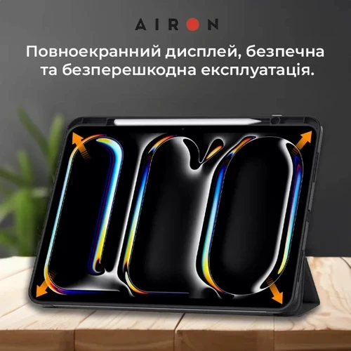 Аксесуар для iPad AirOn Premium SOFT Case Black для iPad Pro 13 2024 M4 фото 9