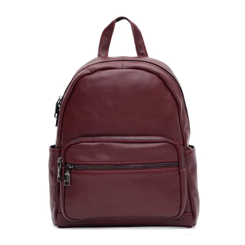 Женский рюкзак Borsa Leather бордовый (k110086w-bordo)