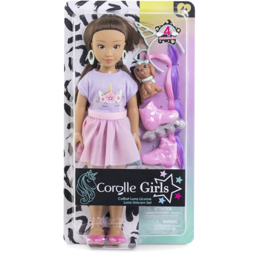 Лялька Corolle Girls Місяць Стиль єдинорога з аксесуарами 28 см (9000600250): Особливості ароматизированая кукла