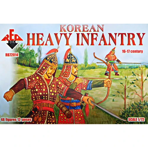 Набір фігурок Red Box Корейська важка піхота, XVI-XVII ст. (RB72014)