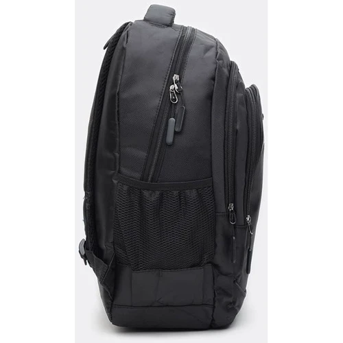 Чоловічий рюкзак Monsen чорний (C1HS-5301bl-black): Фактура Тканая, Матовая