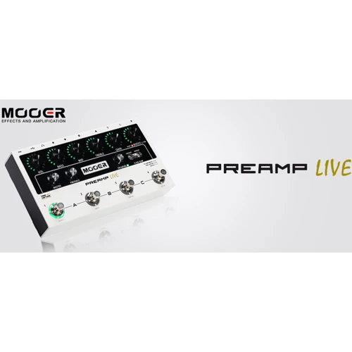 Педаль гитарных эффектов MOOER Preamp Live