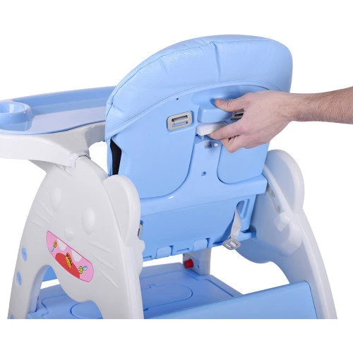 Стульчик для кормления 2 в 1 Bambi M 3612-12 (blue)