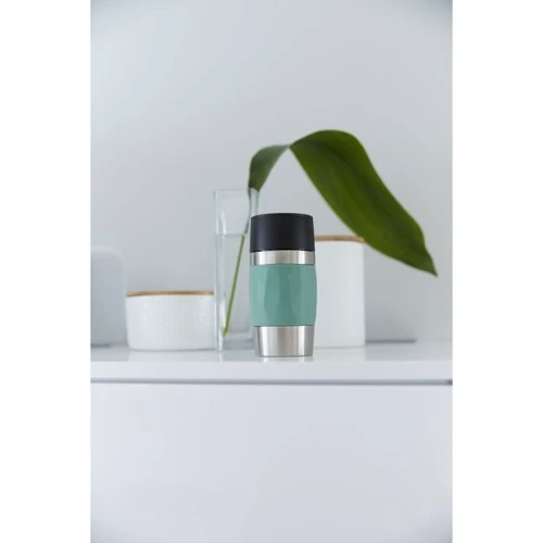 Термостакан Tefal Compact mug 0.3л зелений (N2160310): Матеріал корпусу Силикон, Нержавеющая сталь