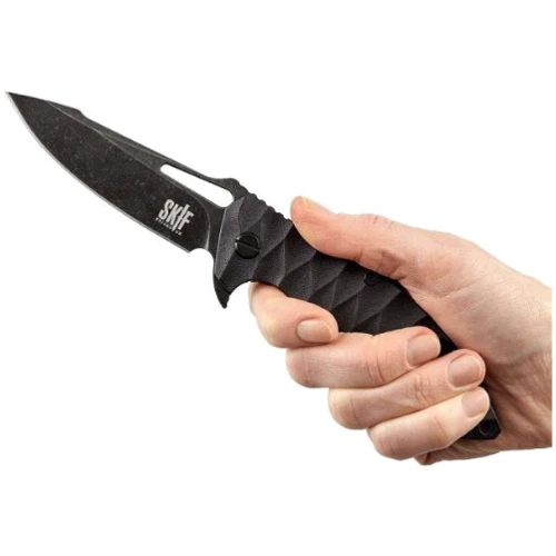 Нож Skif Shark II BSW Black (421SEB): Система блокировки Есть