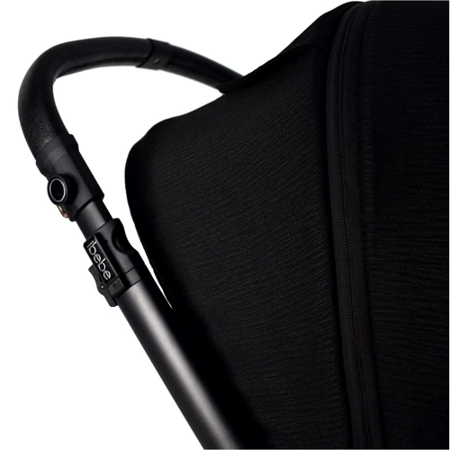 Универсальная коляска 2 в 1 Ibebe Ice 02 (02 BLACK / chrome frame): Возможность установки люльки опция