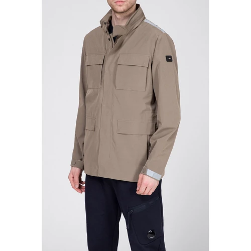 Вітровка CMP Man Mid Jacket (30Z5507-P784) 50 бежева демісезон з капюшоном: Довжина рукава Довгий
