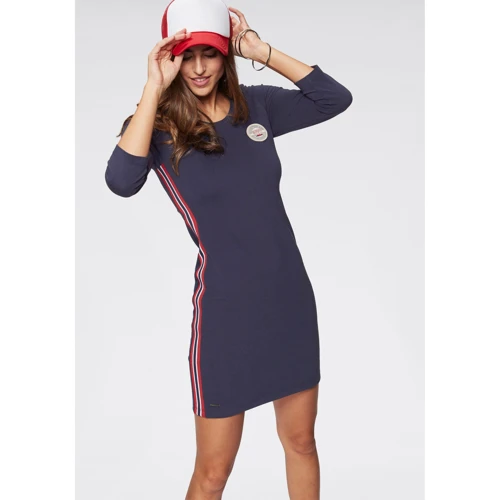 Платье KangaROOS 56365353 46 синее спортивное короткое мини