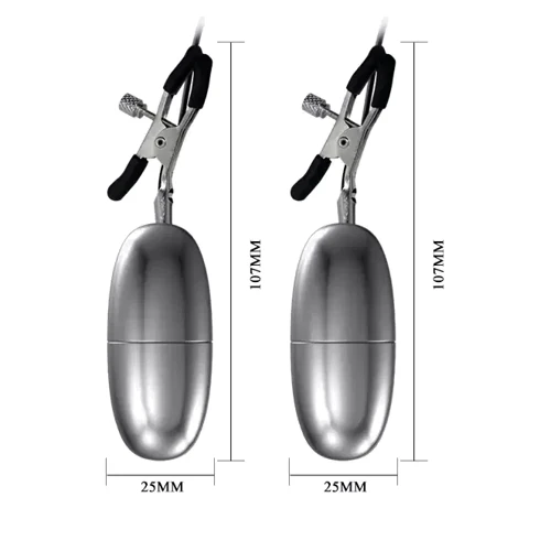 Вибростимулятор для груди Nipple Clamps, BI-010060
