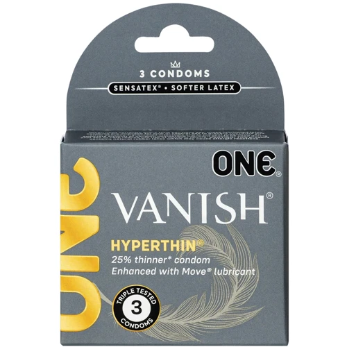 Презервативы ONE Vanish Hyperthin, 3 шт