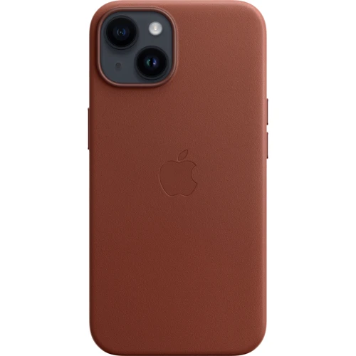 Чехол для iPhone Apple iPhone 14 Leather Case with MagSafe - Umber (MPP73ZE/A) фото 5