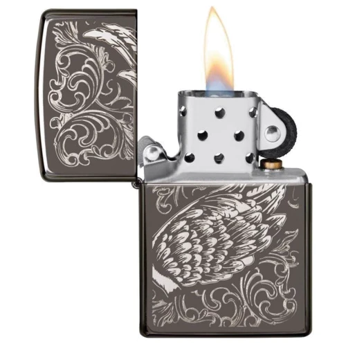 Зажигалка Zippo 150 Filigree Flame and Wing Design (29881) фото 5