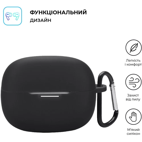 Чехол ArmorStandart Hang Case Black for Xiaomi Redmi Buds 6 Pro (ARM83394): Тип Чехол