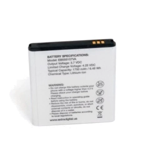 Аккумулятор Аккумулятор ExtraDigital for Samsung SGH-i997 Galaxy S Infuse 4G, 1750 mAh - EB555157VA: Производитель ExtraDigital