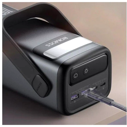 Внешний аккумулятор Romoss Power Bank 60000mAh PMT60 100W Black (PMT60-1D2-2133H): Кабели/переходники для смартфонов в комплекте USB Type-C