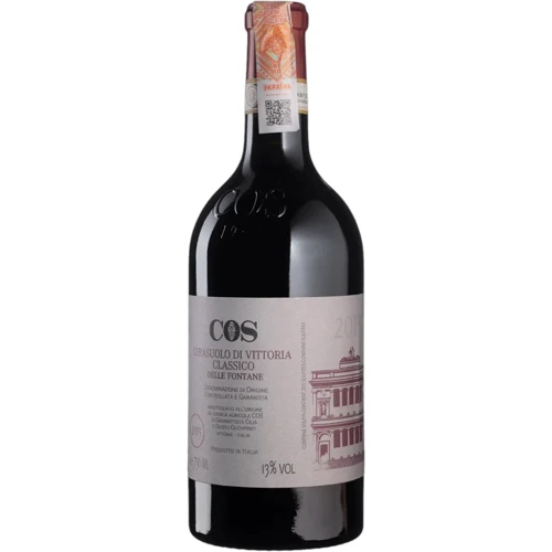 Вино Cos Cerasuolo di Vittoria Classico Delle Fontane 2018 красное сухое 0.75 л (BWW8119)