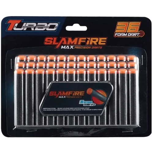 Набір набоїв Turbo Slamfire Maх м'яких 36 шт. (ВТ349): Виробник Turbo