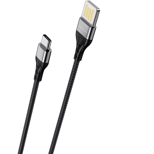 Кабель Borofone USB Cable to USB-C Tasteful 1.2m Black (BU11)