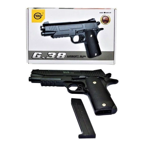 Пістолет Colt Galaxy G38 метал на кульках фото 9
