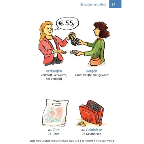 Erste Hilfe Deutsch: Bildwörterbuch mit MP3-Download: Количество страниц 136