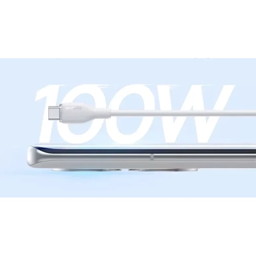 Кабель Baseus USB Cable to USB-C Pudding Series Fast Charging 100W 1.2m White (P10355703221-00) фото 5