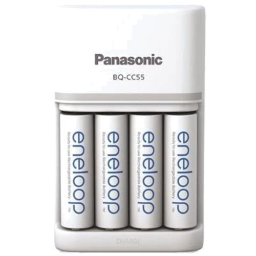 Panasonic Smart&Quick Charger BQ-CC55 + Eneloop 4хAA 2000 mAh (K-KJ55MCD40E): Производитель Panasonic