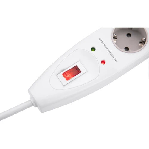 Сетевой фильтр 2E 5XSchuko 3G*1.5мм, 10м, white (2E-SP515M10WH): Тип подключения фильтра Евровилка