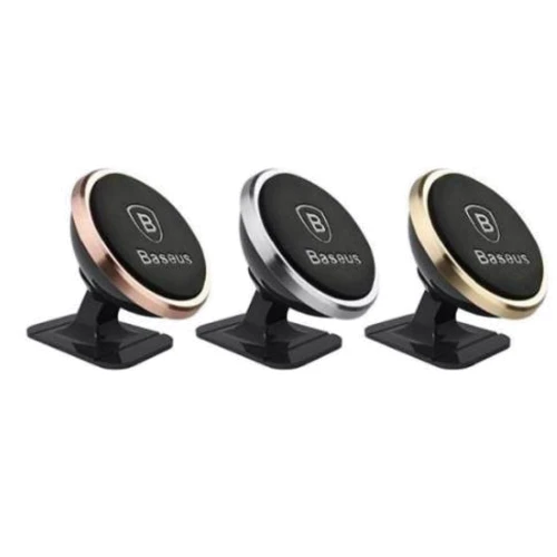 Держатель Baseus Car and Desk Holder Magnetic 360 Rotation Silver (SUGENT-NT0S): Особенности автодержатель